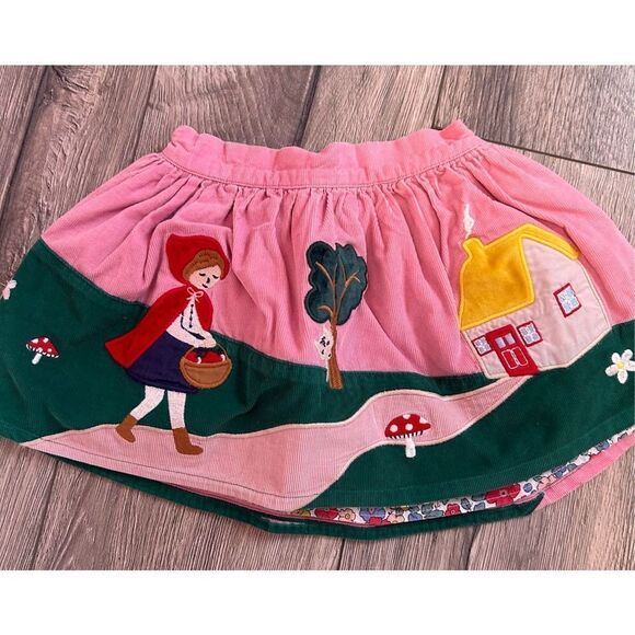 Mini Boden little red riding hood skirt - Picture 2 of 2